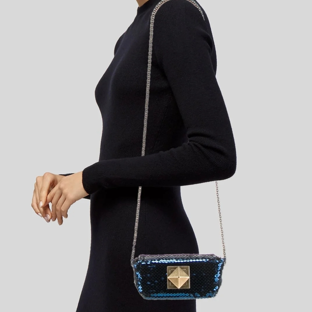 Sonia Rykiel Sequins Crossbody Great New Year's Bag Sparkle ✨✨✨